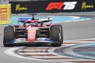 Charles Leclerc (16) of Monaco Scuderia Ferrari F1 Team on track during the F1 Grand Prix of Miami - Source: Getty